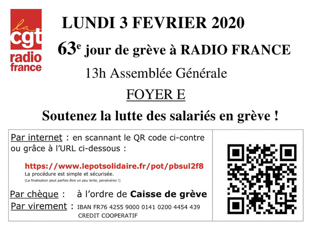 grève à RADIO FRANCE